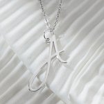 Personalisierte Brief Halskette Geschenk für Freundin