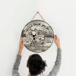 Personalisierte Dad danke hölzerne Runde Dekor Zeichen von Tochter für Väter Tag Great Dad Geschenke