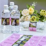 Personalised Photo Water Bottle Labels Great for Wedding Engagement Party