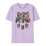 Personalized Dog Mom Cotton T-shirt with Names 100 Dog Breeds
