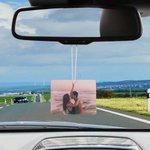 Personalised Car Air Freshener Ornament Photo Fragrance Car Interior Decor Valentine's Day Memorial Gift for Couple Friend