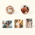 Personalised Car Air Freshener Ornament Photo Fragrance Car Interior Decor Valentine's Day Memorial Gift for Couple Friend