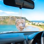 Personalised Car Air Freshener Ornament Photo Fragrance Car Interior Decor Valentine's Day Memorial Gift for Couple Friend
