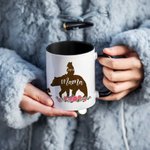 Personalized Mama Bear and Cubs Names Mug for Mother's Day Gift