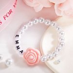 Braccialetto personalizzato con il nome della fioraia Regalo di nozze