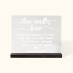 Personalised Acrylic Wedding Memorial Sign In Loving Memory Sign Gifts for Newlyweds Couples