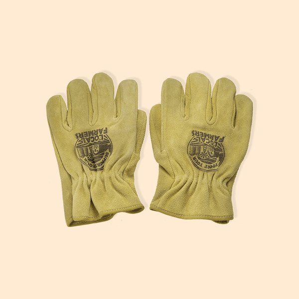 Gepersonaliseerd rundleder paar handschoenen met logo of tekst Tuinieren Truck Rijden Werk Accessoires Vaderdag Verjaardagscadeau voor mannen vader