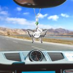 Charmeur de voiture papillon en argent personnalisé