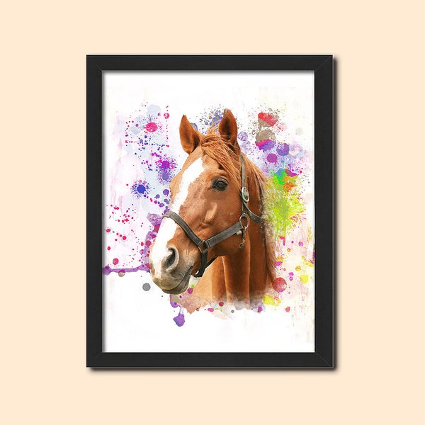 Personalized Pet Painting Photo Frame
