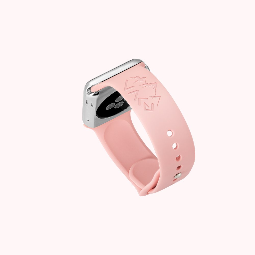 Personalisiertes Silikonarmband mit Bibelversen für Apple Samsung