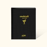 Taccuino vuoto personalizzato con ricettario per cocktail