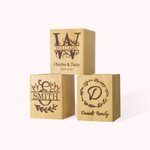 Porte-ustensiles de cuisine en bois de bambou personnalisé