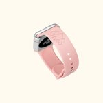 Gepersonaliseerd siliconen horlogebandje met Bijbelverzen voor Apple Samsung