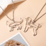 Personalized Dog Name Memorial Women's Necklace Gift for Pet Lover