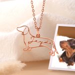 Personalized Dog Name Memorial Women's Necklace Gift for Pet Lover