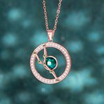 Collier Personnalisé pour Mamie Maman avec Pendentif Constellation du Zodiaque et Pierres de Naissance Cadeau de Fête pour Femmes