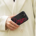 Personalised Name Matte Silicone iPhone Case for Apple Buy One Get One Free