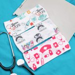 Personalized Medical Nurse Headband with Buttons