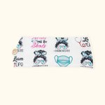 Personalized Medical Nurse Headband with Buttons