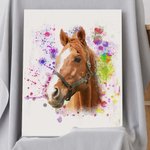 Cadre photo personnalisé avec peinture pour animaux