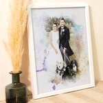 Cadre photo personnalisé avec peinture pour animaux