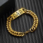 Gegraveerde Hip-Hop Ketting Armband