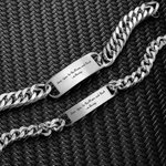 Gegraveerde Hip-Hop Ketting Armband