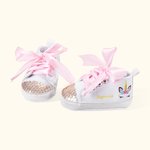 Personalizzato Baby Girl fantasia Unicorn Sequin Toddler scarpe da passeggio con nome Baby Shower regalo di compleanno per il neonato