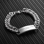 Gegraveerde Hip-Hop Ketting Armband