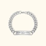 Gegraveerde Hip-Hop Ketting Armband