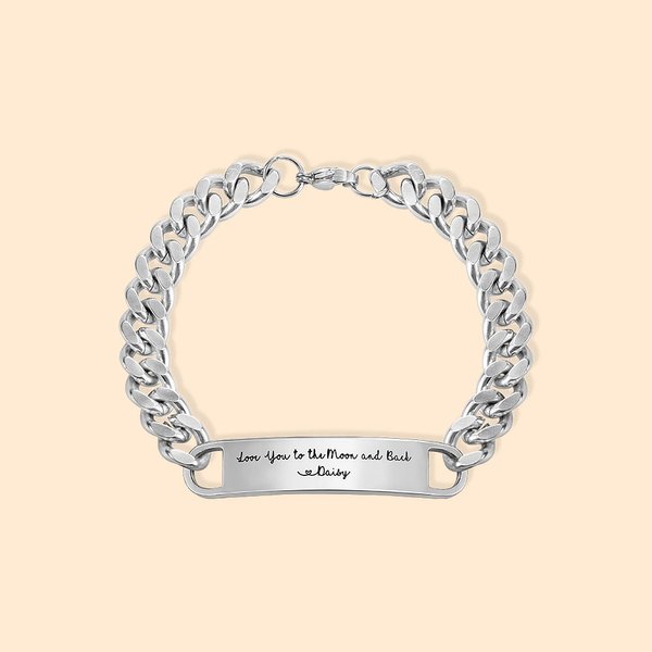 Gegraveerde Hip-Hop Ketting Armband