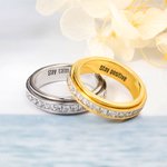 Anillo personalizado Meditation Spinner Fidget Ring
