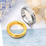 Anillo personalizado Meditation Spinner Fidget Ring