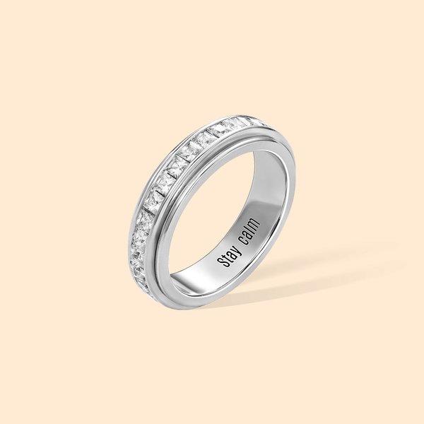 Anillo personalizado Meditation Spinner Fidget Ring