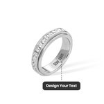 Anillo personalizado Meditation Spinner Fidget Ring
