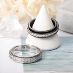 Anillo personalizado Meditation Spinner Fidget Ring