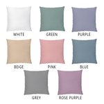 Personalized Family Member Birth Flower Bouquet Pillowcase