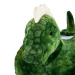 Personlig påskekurv Dinosaur plysjkurv Tyrannosaurus til barn