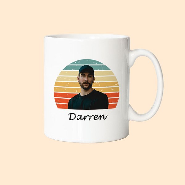 Personalised Sunset Photo Mug for Father Gift