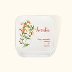 Boîte à Bijoux de Voyage en Cuir Personnalisée avec Nom et Fleur de Naissance Cadeau d'Anniversaire de Mariage pour Femme