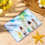 Pesonalized Besties' Back Beach Holiday Style suorakulmio liuskekivi laatta