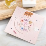 Carte de Vœux Personnalisée avec Nom Carte Variable I Love You To Moon Ande Back Cadeau de Fête des Mères d'Anniversaire pour Maman
