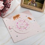Carte de Vœux Personnalisée avec Nom Carte Variable I Love You To Moon Ande Back Cadeau de Fête des Mères d'Anniversaire pour Maman