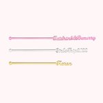 Personalized Wedding Party Centrepiece Acrylic Name Drink Stir Sticks 5 Pcs