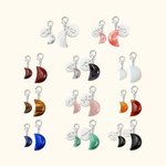Henkilökohtainen Pet kaulus Moon Crystal Charm