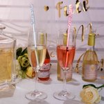 Personalisierte Name Getränke Rührstäbe aus Acryl Sektglas Deko 5er Set für Junggesellinnenabschied Hochzeit Party