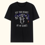Camiseta personalizada Keep Your Rosaries Off My Ovaries Birth Flower Feminist