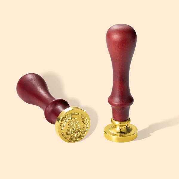 Kit di timbri in cera personalizzati con iniziali e bastoncino di cera sigillante Regalo di nozze per la festa della sposa per la coppia