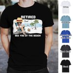 Personalized Photo Funny Retirement T-shirt Gift for Retirees