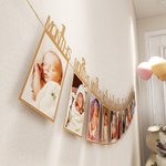 Bannière personnalisée avec photo d'un an Bannière d'anniversaire avec photo mensuelle
